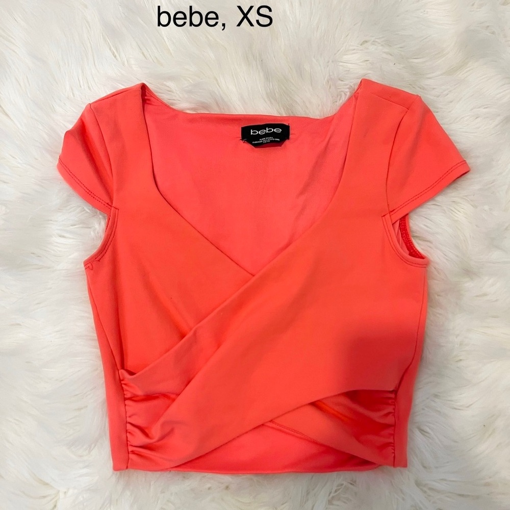 bebe xs crop top